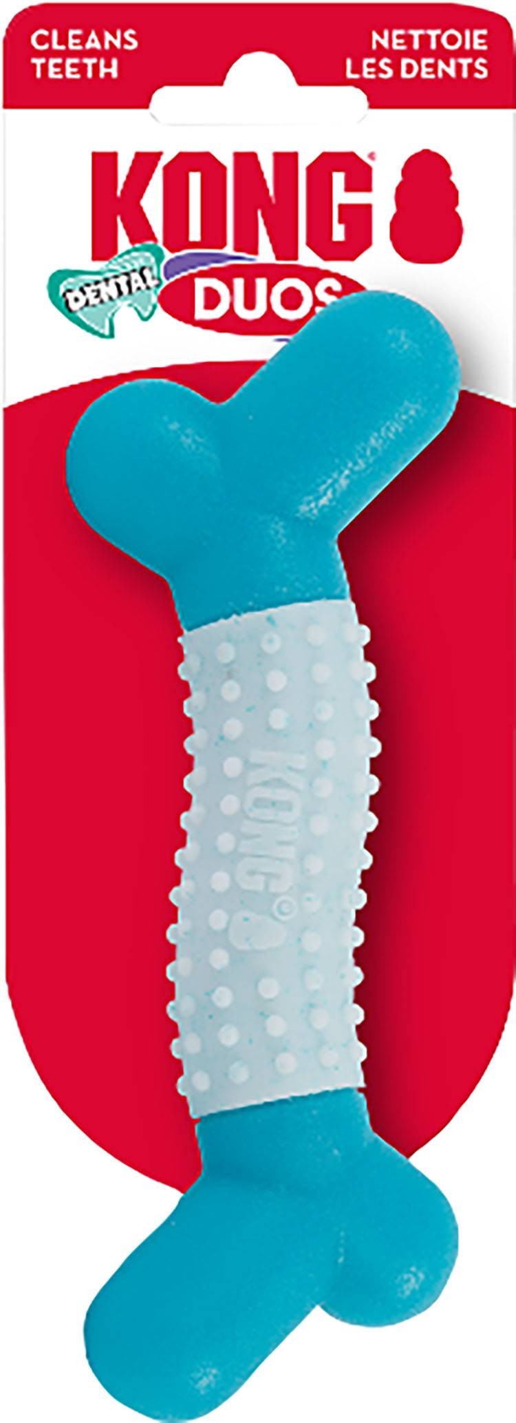 Kong Dental Duos Stick Multi-Surfaced Dental and Teeth Cleaning Rubber Chew Dog Toy - Small Default Title