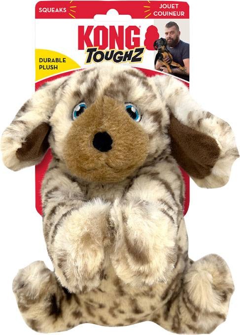 Kong Toughz Pup Durable and Squeak Extra Soft Plush Dog Toy - Medium