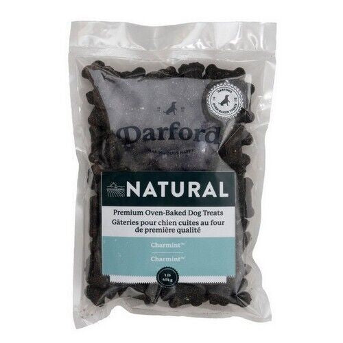 Darford Grain-Free Premium Natural Oven-Baked Charmint Mini's Crunchy Dog Treats - 1 Lb - 8 Pack