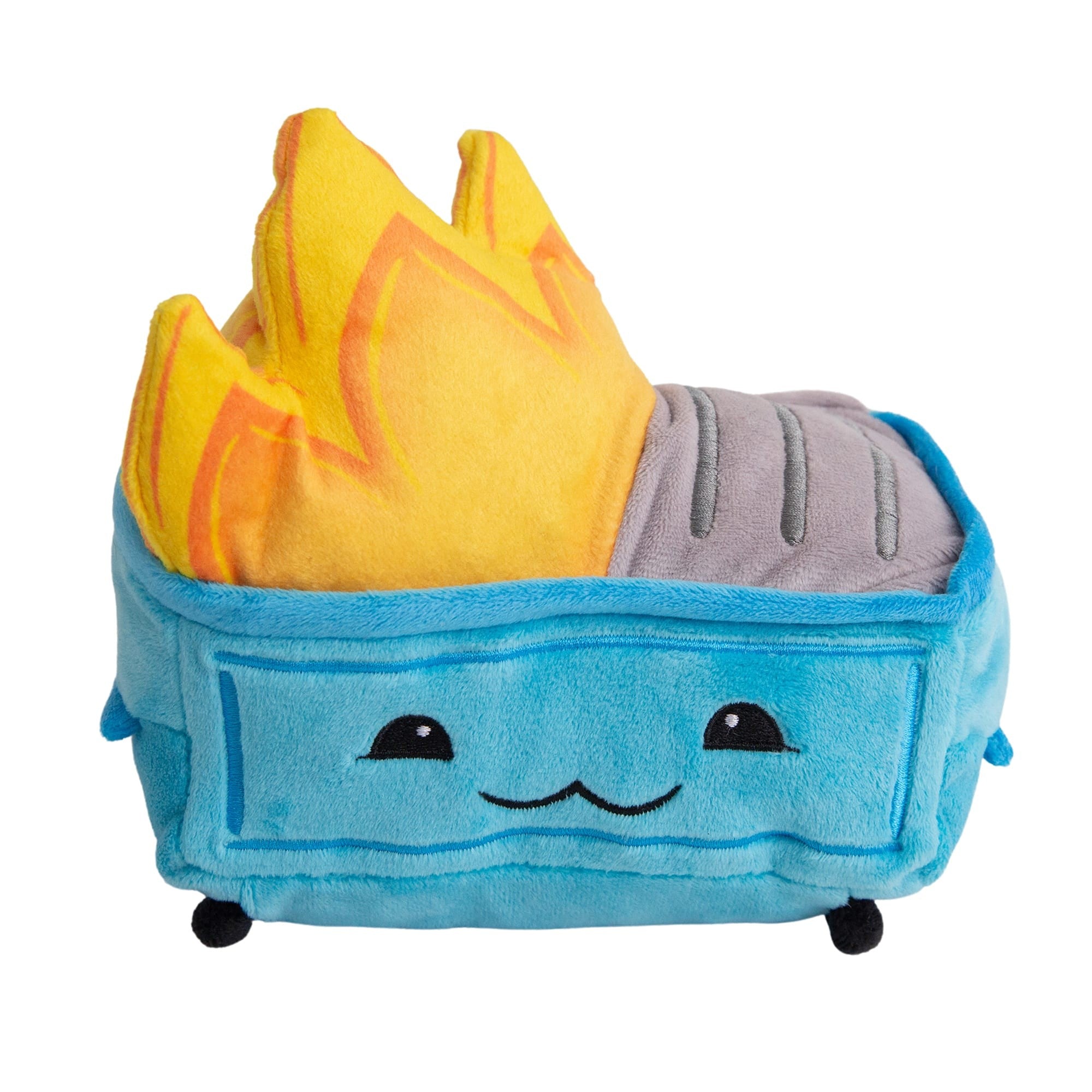 Snugarooz Baby Dumpster Fire with Repair Patch Crinkle and Squeak Plush Dog Toy Small/Medium