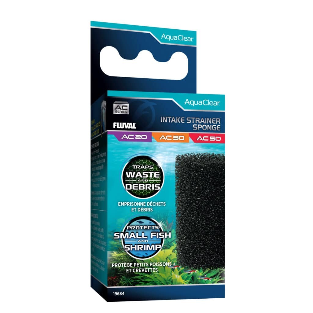 Fluval AquaClear Intake Strainer Sponge for AC20/AC30/AC50 Aquarium Power Filter Default Title