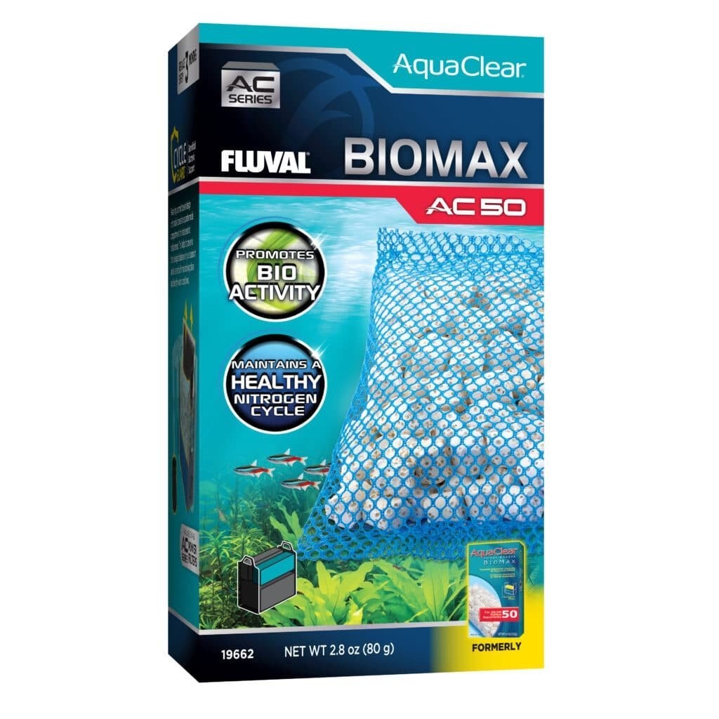 Fluval AquaClear Freshwater and Saltwater BIOMAX Insert for AC50 Aquarium Power Filter - 2.8 Oz Default Title