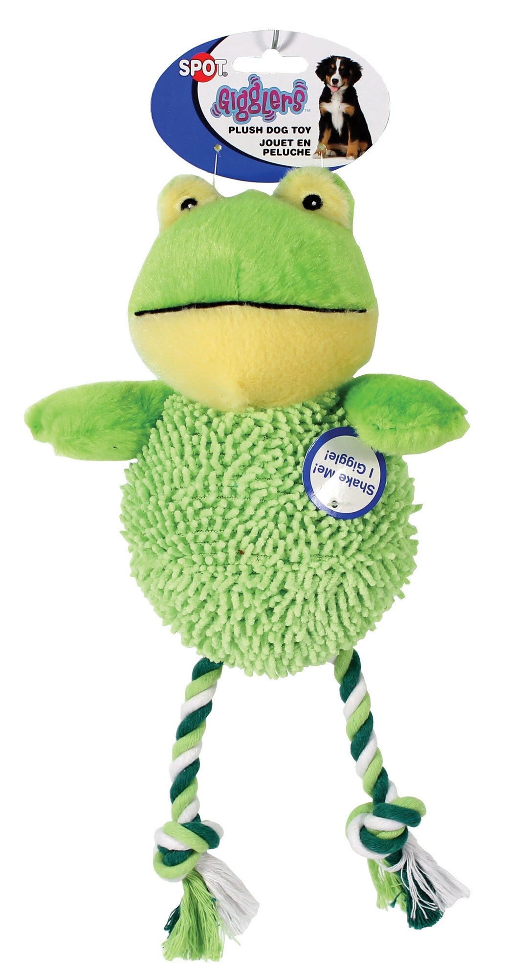Ethical SPOT Giggler Pals Shake and Giggle Duck Plush Dog Toy - 12 Inch