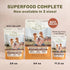 Badlands Ranch Superfood Complete High-Protein Wild Fish and Turkey Air-Dried Dog Food - 11.5 Oz - 6 Pack