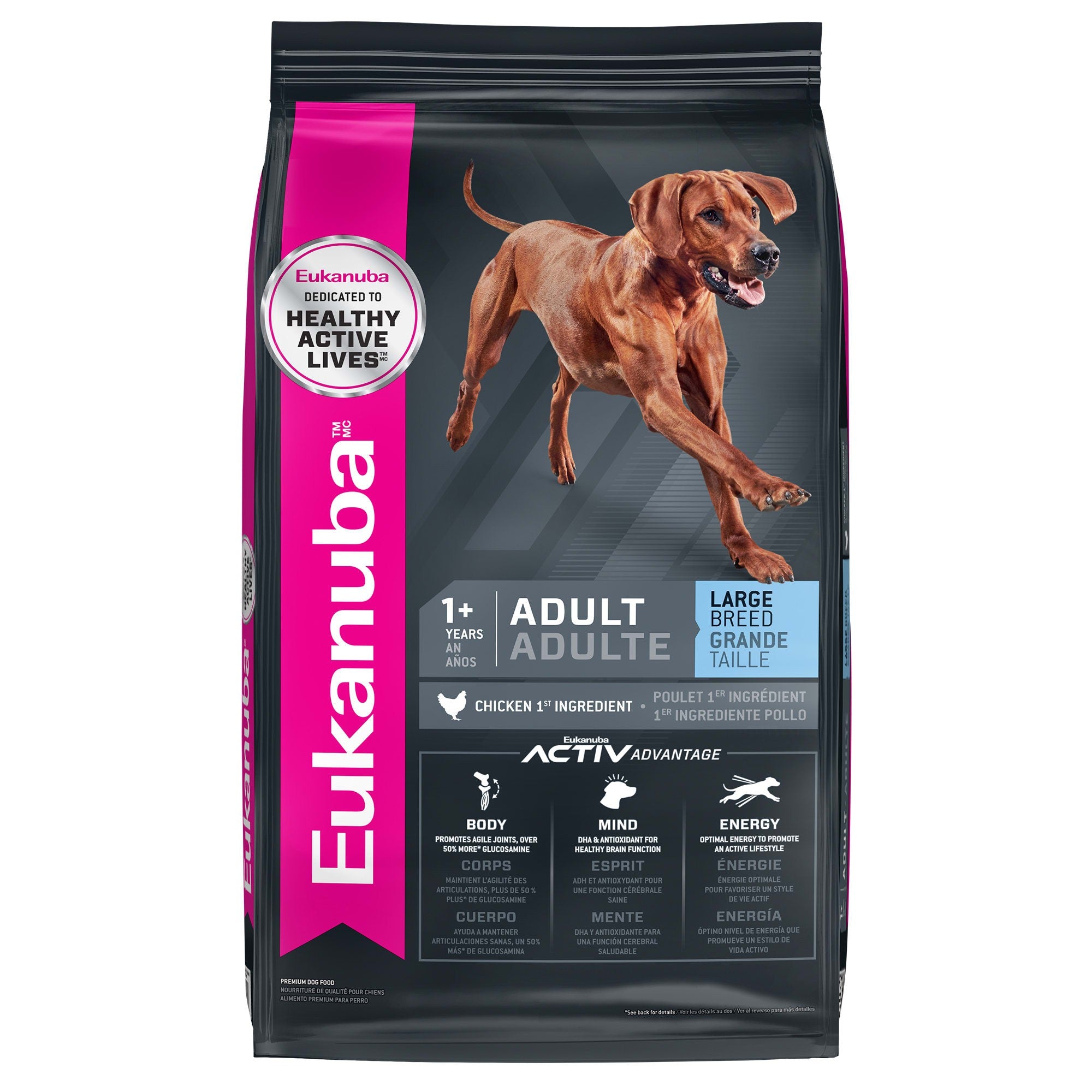 Eukanuba Activ Advantage Large-Breed Adult Chicken Dry Dog Food - 40 Lbs Default Title