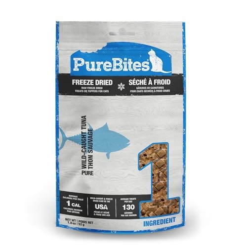 Purebites Single Ingredient Wild-Caught Tuna Freeze-Dried Cat Treats or Topper - 1.8 Oz Default Title