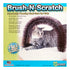 Ware Brush N' Scratch Furniture Cat Scratcher and Deshedder - L:14 X W:14 X H:14.5 Inches