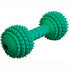 JW Pet Chompion Middleweight Dumbell Treat-Inserting Dental and Fetch Rubber Dog Toy - Asst Color (Color may vary)