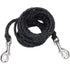 Coastal Heavy-Duty Poly Thick Braided Rope Big Tie Out - Black - Small - L:10 Ft X W:3/8 Inch