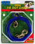 Coastal Heavy Duty Tie Out Cable Leash - Blue - 10 Ft - Up To 50 Lbs