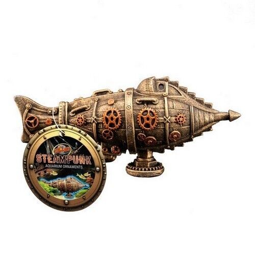 Zoo Med Laboratories Steampunk Submarine Aquarium Décor Ornament