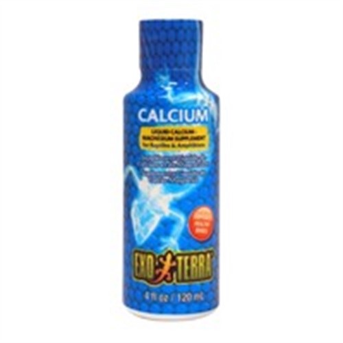 Exo Terra Liquid Calcium and Magnesium Reptile Supplement - 4 Oz
