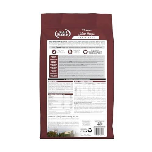 Nutrisource Grain-Free Prairie Select Quail and Duck Dry Dog Food - 12 Lbs