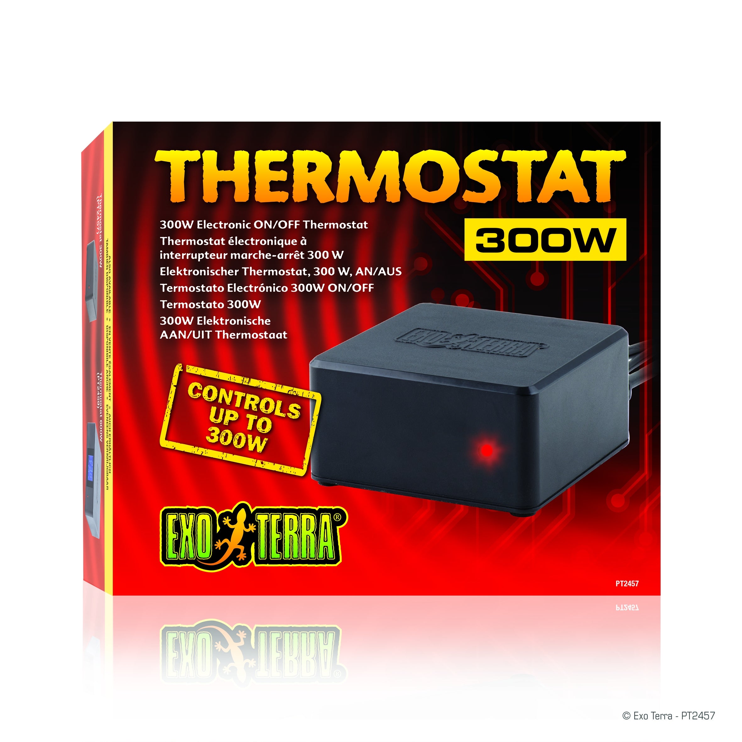 Exo Terra Electronic On/Off Electronic Thermostat Reptile Terrarium Temperature Controller 300 Watt
