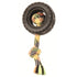 Mammoth Pet Products TireBiter II Rubber and Rope Tug Dog Toy - Small - 3.75 Inch
