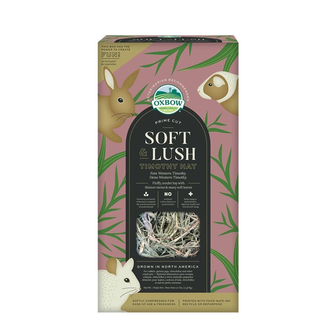 Oxbow Prime Cut Soft and Lush Tender Timothy Hay Small Animal Treat 20 Ounce