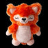 Snugarooz Foxy Panda with Repair Patch Squeak and Crinkle Plush Dog Toy - Red