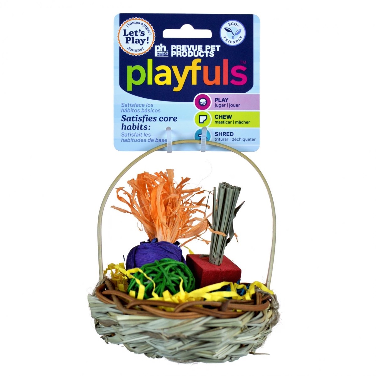 Prevue Pet Products Playfuls Buffet Basket Small Animal Chew Toy Default Title