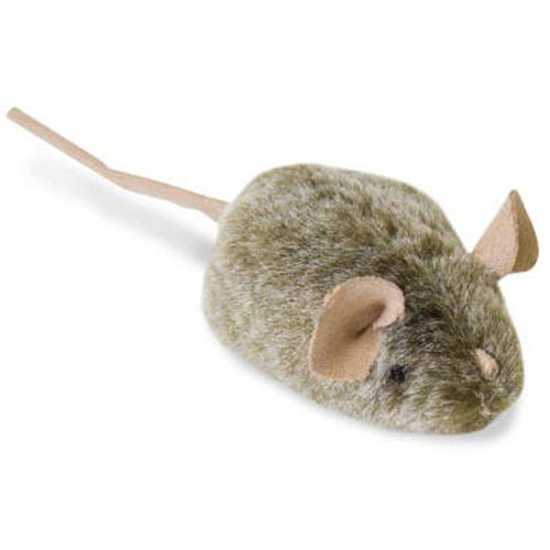 OurPets Play-N-Squeak Realistic Mouse Hunter Electronic Soundmaking Squeak and Plush Catnip Cat Toy