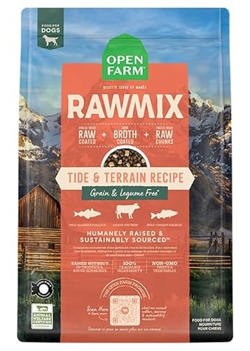 Open Farm Grain-Free RawMix Tide and Terrain Beef Pollock Salmon Freeze-Dried Raw and Broth Coated Dry Dog Food - 20 Lbs Default Title