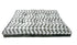 Arlee Bella OrthoLux Orthopedic Zig-Zag Bone Mattress Waterproof Dog Bed - Gray Medium - L:40 X W:30 X H:7 In