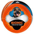 BIONIC Toss-N-Tug Turbo Frisbee Tough Chewer Interactive Fetch Rubber Dog Toy