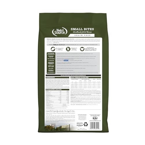 Nutrisource Grain-Free Woodlands Select Small Bites Wild Boar Turkey and Menhaden Fish Dry Dog Food - 12 Lbs