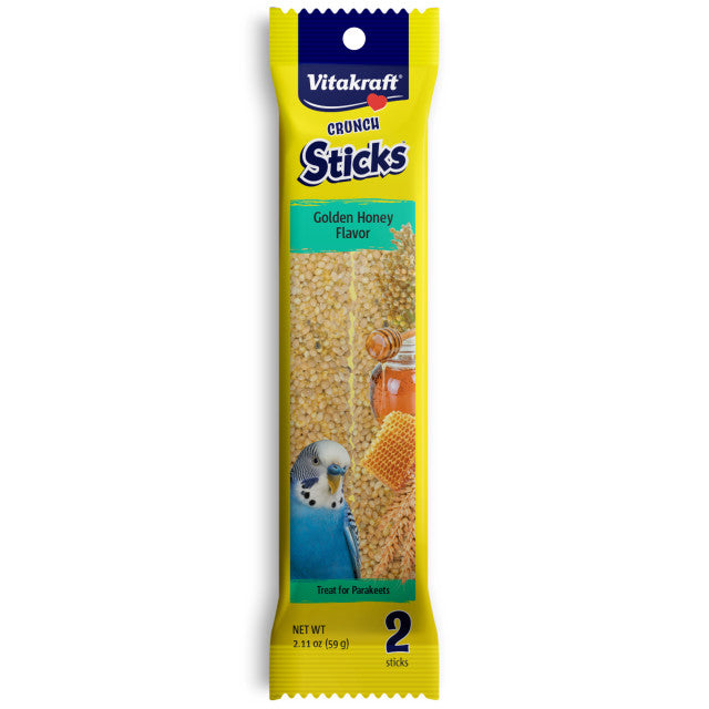Vitakraft Crunch Sticks Whole Grains and Honey Parakeet Bird Treats - 2 Oz Default Title