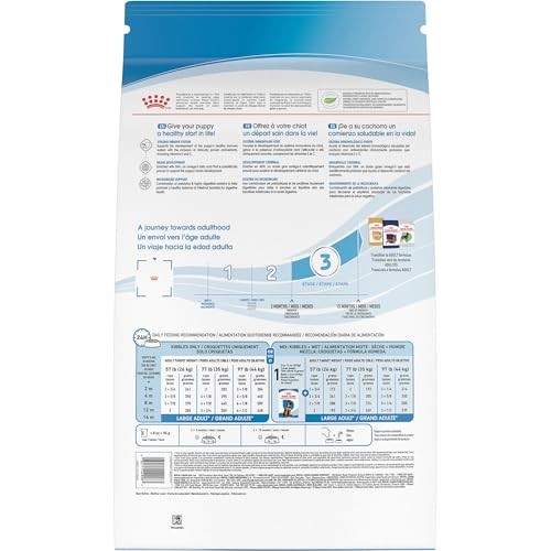 Royal Canin Size Health Nutrition Large-Breed Puppy Dry Dog Food - 4 Lbs - Case of 4