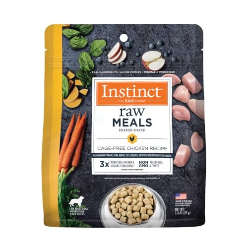 Instinct Raw Meals Chicken Adult Freeze-Dried Dog Food - 3 Oz