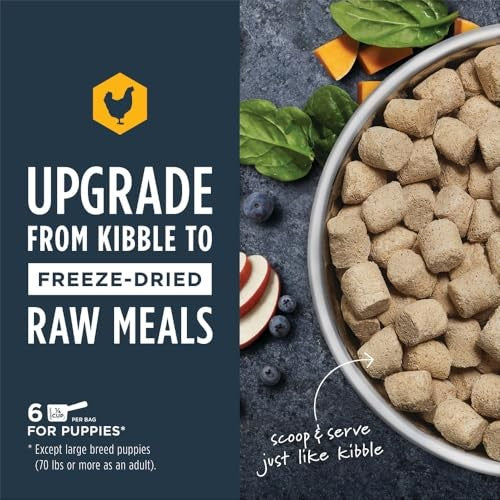 Instinct Raw Meals Chicken Puppy Formula Freeze-Dried Dog Food - 3 Oz