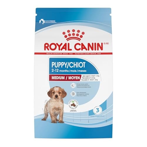 Royal Canin Size Health Nutrition Medium-Breed Puppy Dry Dog Food - 4 Lbs - Case of 4