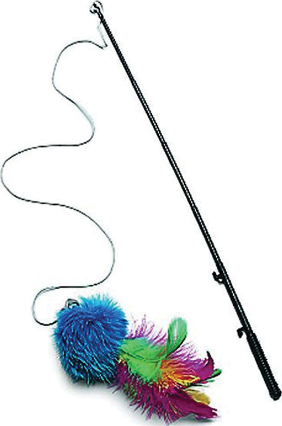 Ethical SPOT Cat Teaser Wand Mini with 4 Pack Cat Toys - 12 Inch