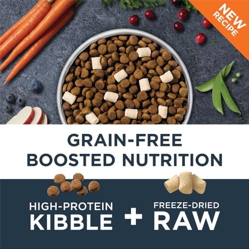 Instinct Raw Boost Grain-Free Beef Small-Breed Kibble and Freeze-Dried Raw Dog Food - 3.5 Lbs -  Case of 5
