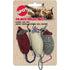 Ethical SPOT Burlap Mice Cat Toys - Assorted Colors - 3 Pack
