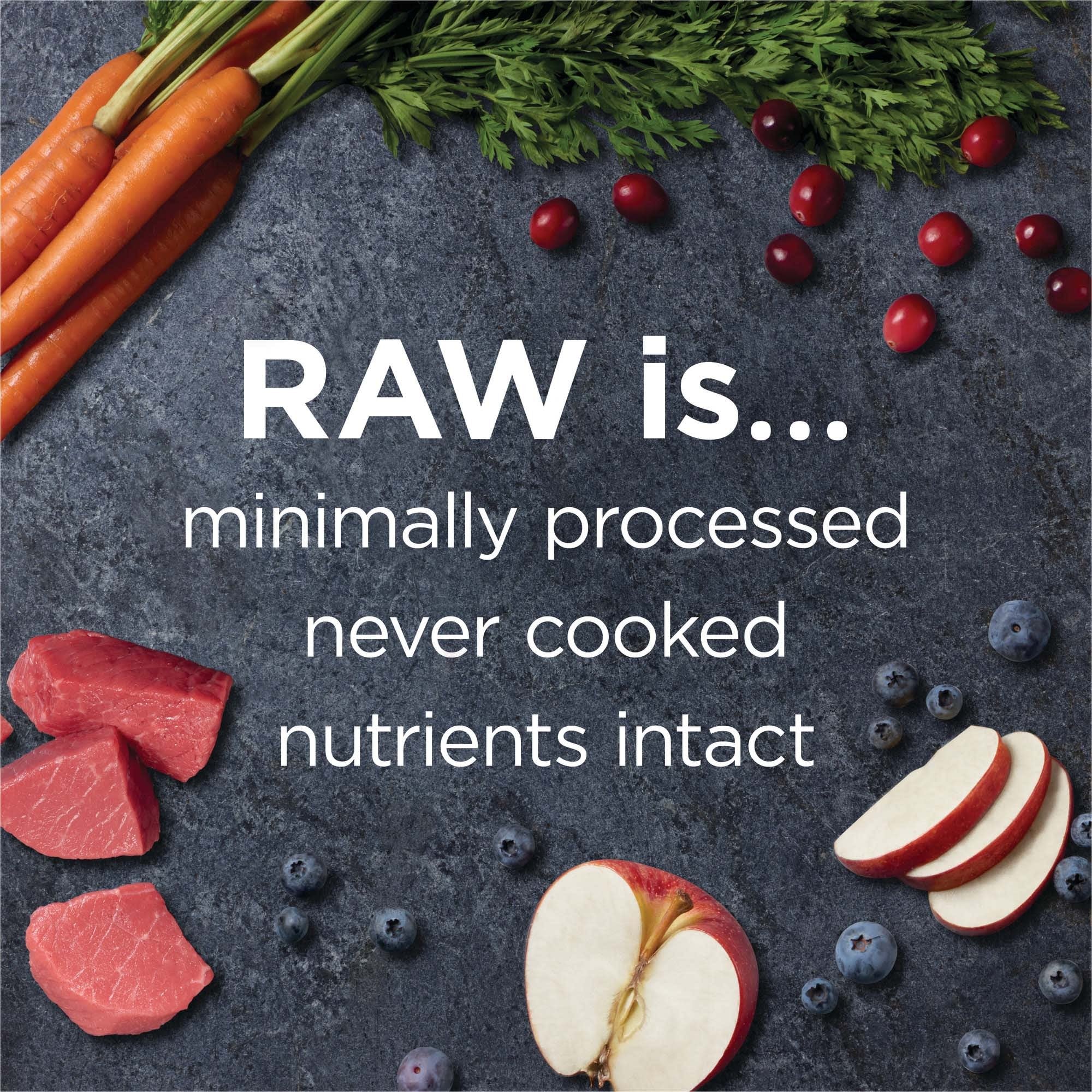 Instinct Raw Boost Grain-Free Beef Kibble and Freeze-Dried Raw Dog Food - 3.5 Lbs -  Case of 5