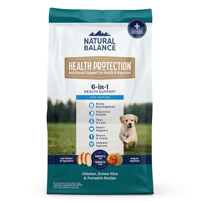 Natural Balance Health Protection Chicken Brown Rice Pumpkin Puppy Dry Dog Food - 12 Lbs Default Title