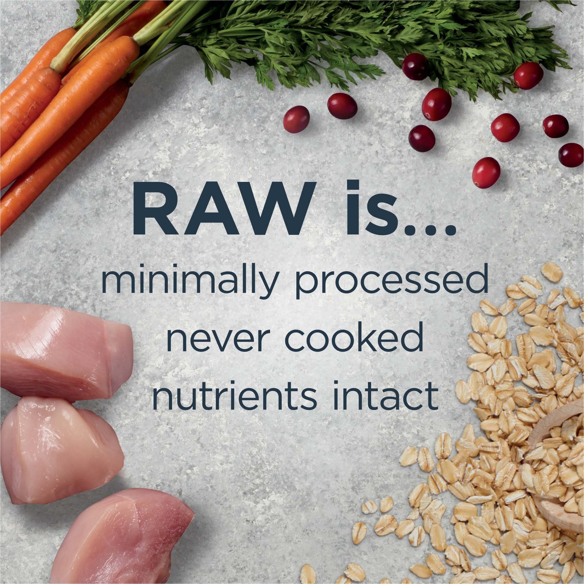 Instinct Raw Boost Light Recipe Chicken and Whole Grain Kibble and Freeze-Dried Raw Dog Food - 3.5 Lbs - Case of 5