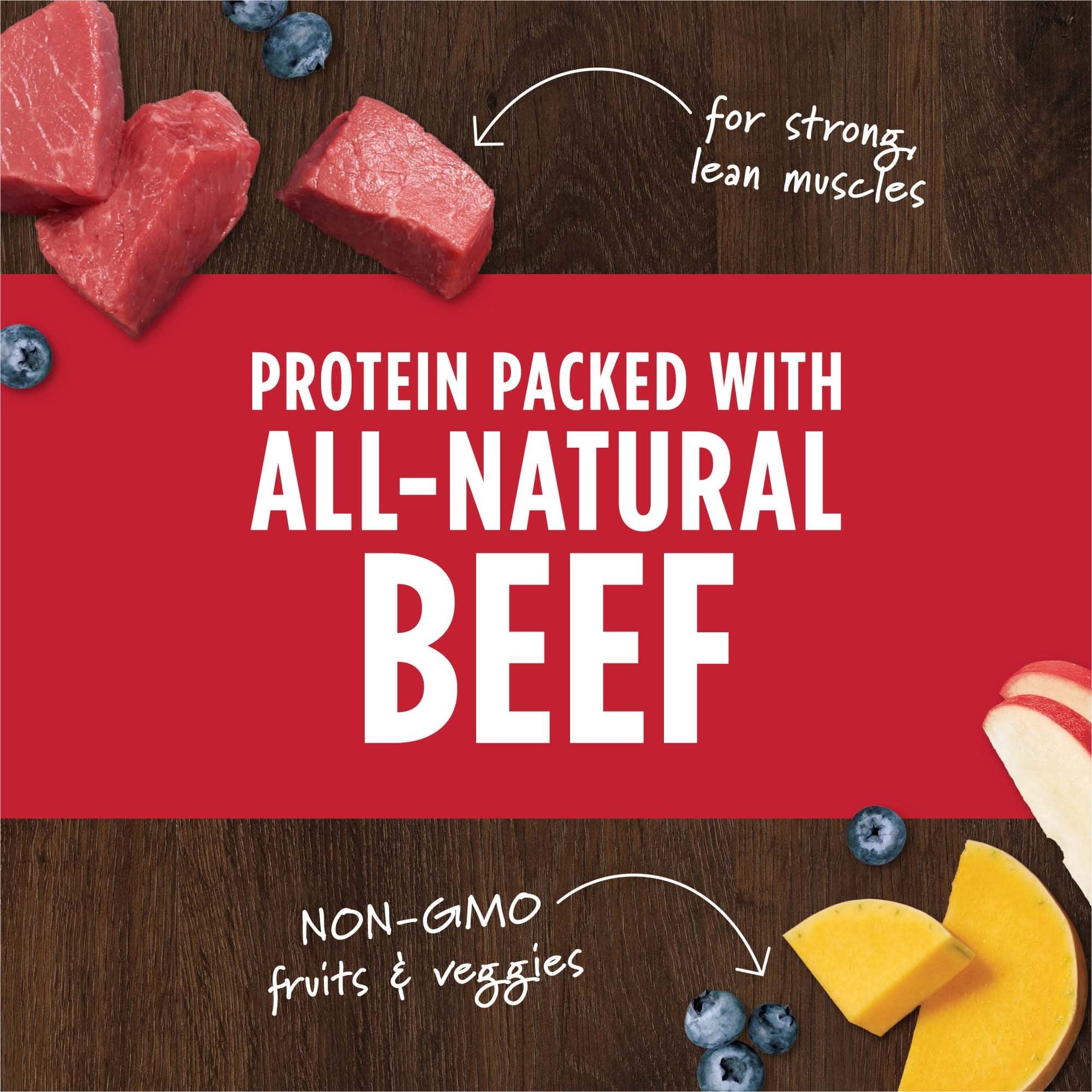 Instinct Raw Boost Mixers Grain-Free Beef Freeze-Dried Raw Dog Food Topper - 25 Oz