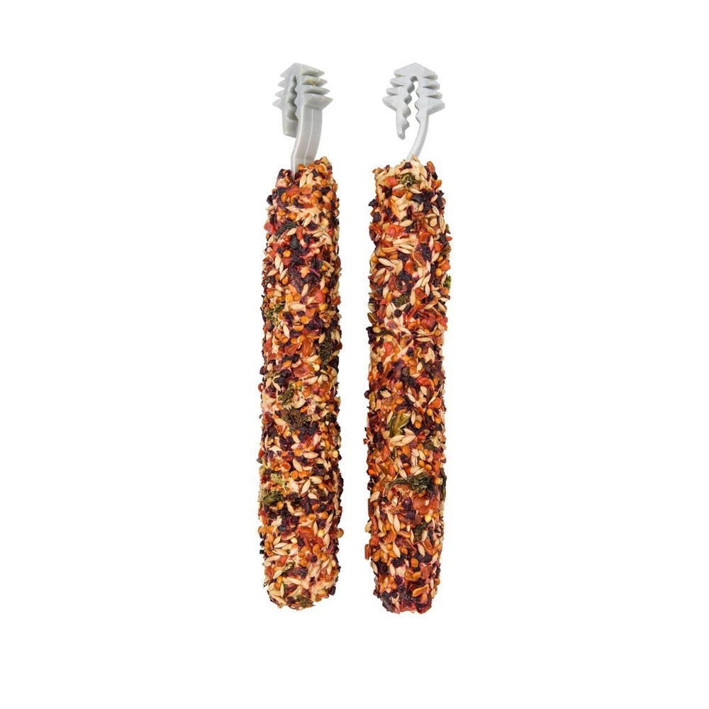 A&E Cage Company VitaLine Smakers Vegetable Bird Treats for Small and Medium Birds - 2 Pack