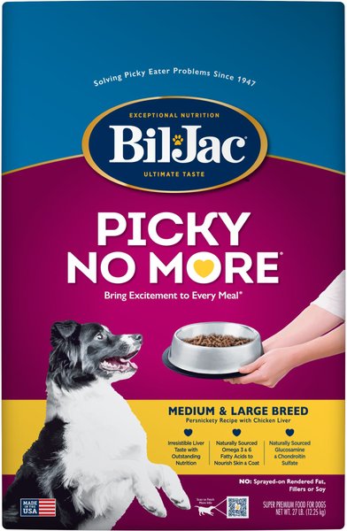 Bil-Jac Picky No More Medium and Large-Breed Dry Dog Food - 27 Lbs