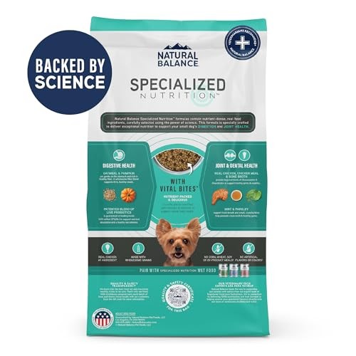 Natural Balance Specialized Nutrition Digestion and Joint Health Small-Breed Dry Dog Food - 3.5 Lbs