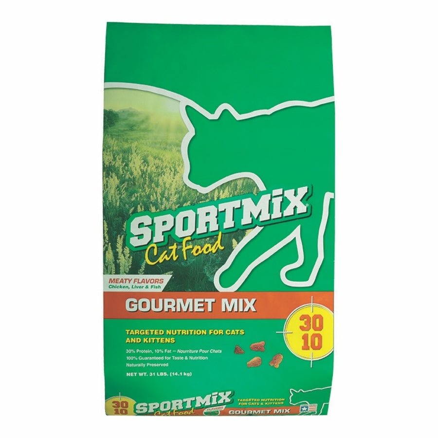 Sportmix Gourmet Mix Chicken Liver and Fish Flavor All Ages Dry Cat Food