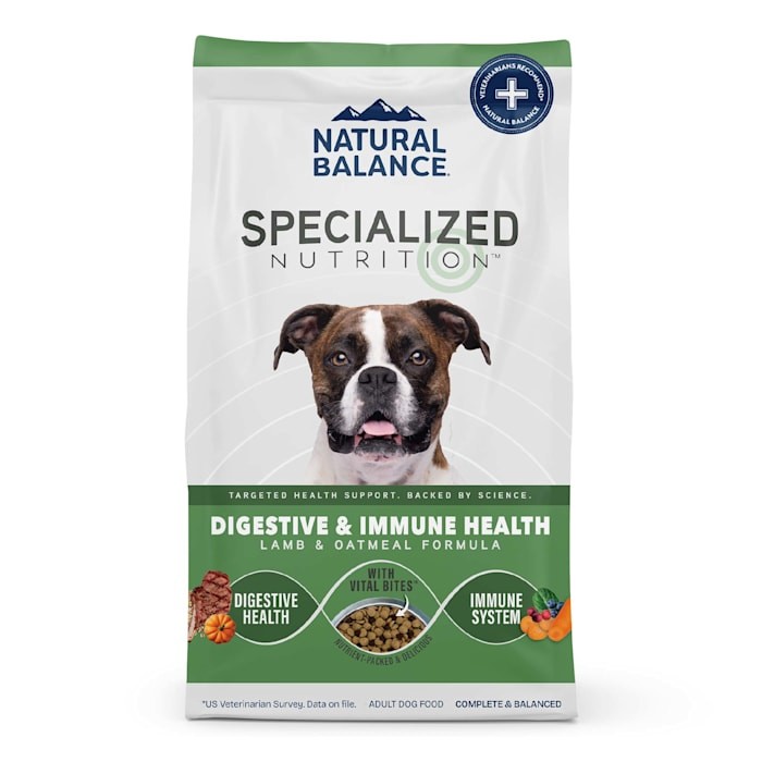 Natural Balance Specialized Nutrition Digestive and Immune Health Lamb and Oatmeal Dry Dog Food - 22 Lbs Default Title