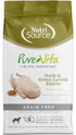 Nutrisource PureVita Grain-Free Limited Ingredient Duck and Green Lentils Dry Dog Food - 4 Lbs - Case of 8