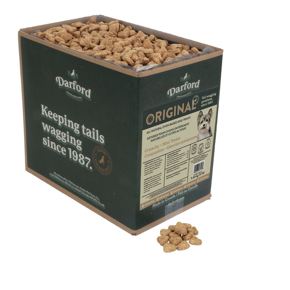 Darford Original Natural Limited Ingredient Chicken Oven-Baked Crunchy Bones Dog Biscuits - Small - 12 Lbs