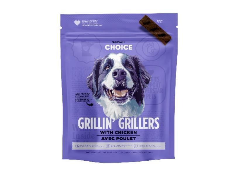 Nutrisource Choice Grillin' Grillers Chicken Soft and Chewy Dog Treats - 32 Oz - Case of 4