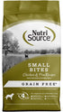 Nutrisource Grain-Free Small Bites Chicken and Pea Dry Dog Food - 4 Lbs - Case of 8
