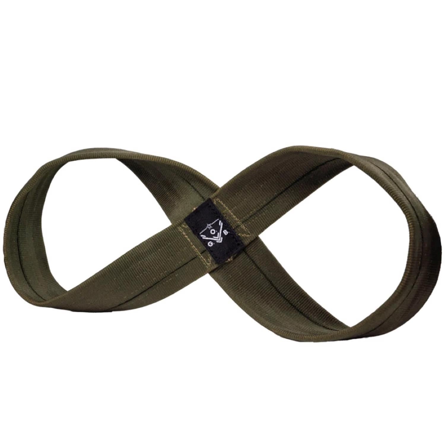 Operation Good Boy Ripcord Woven Paracord Tug Dog Toy Hunter Green