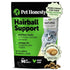 Pet Honesty Hairball Support Psyllium Husk Omega-3 Skin and Digestion Chicken Flavor Supplement Cat Treats - 10.5 Oz - 90 Day Supply